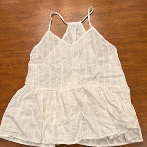 SHEIN White Textured Strappy Camisole